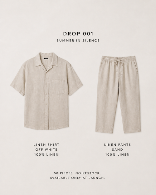 Premium Linen Cotton Outfit — Shirt & Pant.